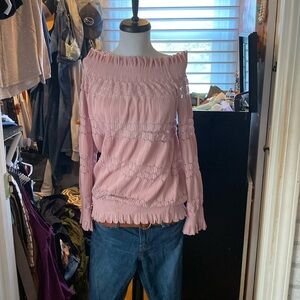 Slouchy off the shoulder blouse